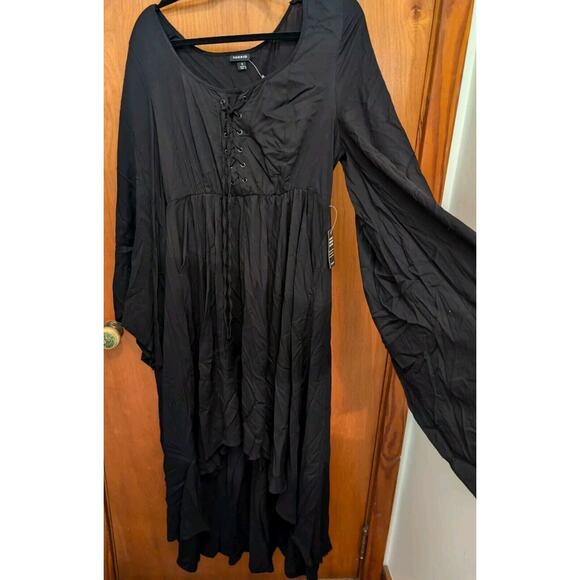 Women's Torrid Black Witch Hilo Lace Cosplay Halloween Gothic Dress NWT Size 1X - Picture 4 of 8